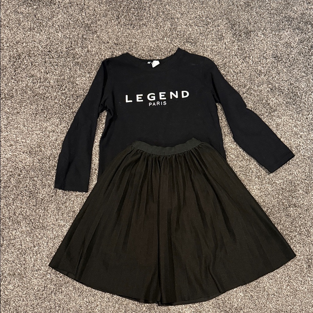 Kids Black Matching Set